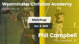 Matchup: Westminster Christia vs. Phil Campbell  2018