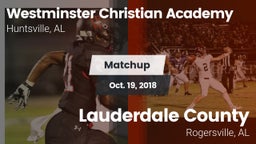 Matchup: Westminster Christia vs. Lauderdale County  2018