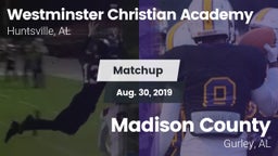 Matchup: Westminster Christia vs. Madison County  2019