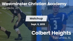Matchup: Westminster Christia vs. Colbert Heights  2019