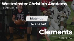 Matchup: Westminster Christia vs. Clements  2019
