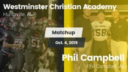 Matchup: Westminster Christia vs. Phil Campbell  2019