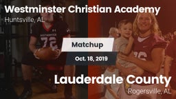 Matchup: Westminster Christia vs. Lauderdale County  2019