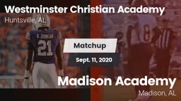 Matchup: Westminster Christia vs. Madison Academy  2020