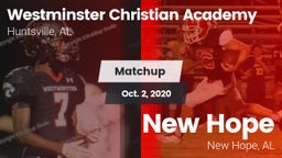 Matchup: Westminster Christia vs. New Hope  2020