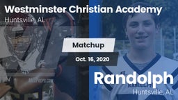 Matchup: Westminster Christia vs. Randolph  2020