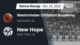 Recap: Westminster Christian Academy vs. New Hope  2022
