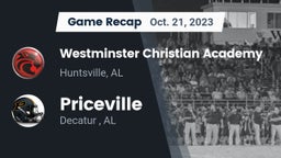 Recap: Westminster Christian Academy vs. Priceville  2023
