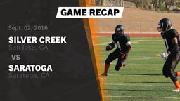 Recap: Silver Creek  vs. Saratoga  2016