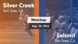 Matchup: Silver Creek vs. Leland  2016