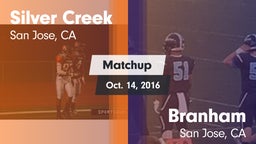 Matchup: Silver Creek vs. Branham  2016