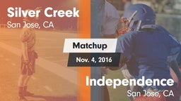 Matchup: Silver Creek vs. Independence  2016