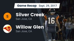 Recap: Silver Creek  vs. Willow Glen  2017