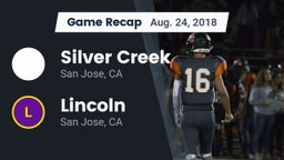 Recap: Silver Creek  vs. Lincoln  2018