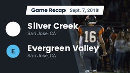 Recap: Silver Creek  vs. Evergreen Valley  2018