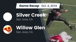 Recap: Silver Creek  vs. Willow Glen  2018