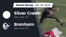 Recap: Silver Creek  vs. Branham  2018