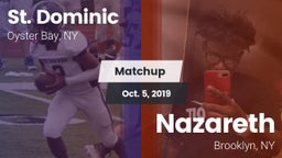 Matchup: St. Dominic vs. Nazareth  2019