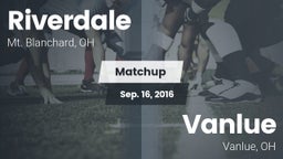 Matchup: Riverdale vs. Vanlue  2016