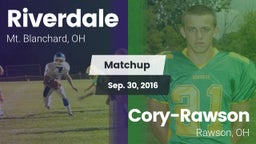 Matchup: Riverdale vs. Cory-Rawson  2016