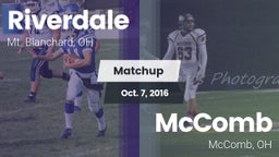 Matchup: Riverdale vs. McComb  2016