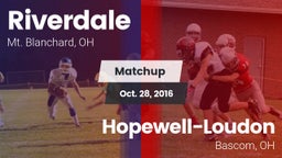 Matchup: Riverdale vs. Hopewell-Loudon  2016