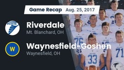 Recap: Riverdale  vs. Waynesfield-Goshen  2017