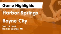 Harbor Springs  vs Boyne City  Game Highlights - Jan. 13, 2023