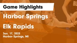 Harbor Springs  vs Elk Rapids  Game Highlights - Jan. 17, 2023