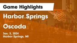 Harbor Springs  vs Oscoda  Game Highlights - Jan. 3, 2024