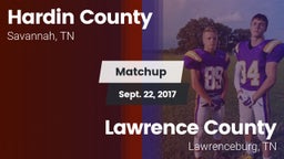 Matchup: Hardin County vs. Lawrence County  2017