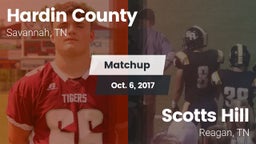 Matchup: Hardin County vs. Scotts Hill  2017