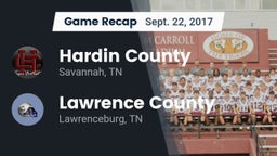 Recap: Hardin County  vs. Lawrence County  2017