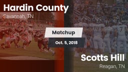 Matchup: Hardin County vs. Scotts Hill  2018