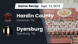 Recap: Hardin County  vs. Dyersburg  2019