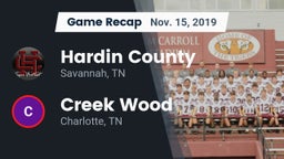 Recap: Hardin County  vs. Creek Wood  2019