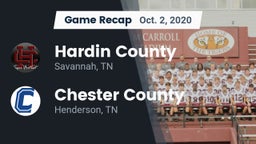 Recap: Hardin County  vs. Chester County  2020