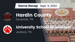 Recap: Hardin County  vs. University School of Jackson 2022
