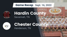 Recap: Hardin County  vs. Chester County  2022