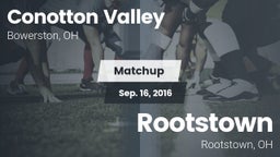 Matchup: Conotton Valley vs. Rootstown  2016