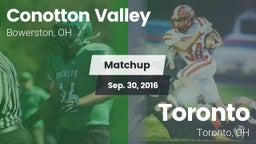 Matchup: Conotton Valley vs. Toronto 2016