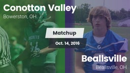 Matchup: Conotton Valley vs. Beallsville  2016