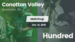 Matchup: Conotton Valley vs. Hundred 2016