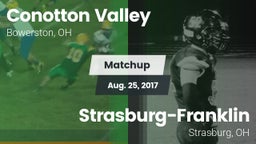 Matchup: Conotton Valley vs. Strasburg-Franklin  2017