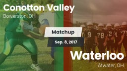 Matchup: Conotton Valley vs. Waterloo  2017