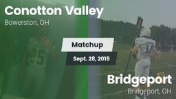 Matchup: Conotton Valley vs. Bridgeport  2019