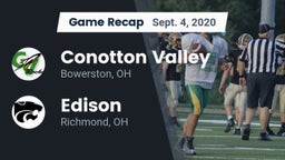 Recap: Conotton Valley  vs. Edison  2020