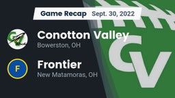 Recap: Conotton Valley  vs. Frontier  2022
