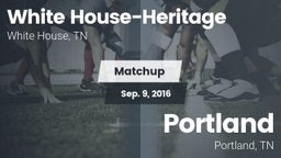 Matchup: White House-Heritage vs. Portland  2016