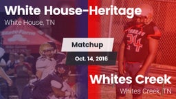 Matchup: White House-Heritage vs. Whites Creek  2016